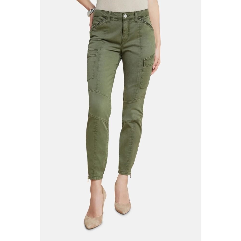 L'AGENCE Patton Womens Cargo Skinny Pants High Rise 28 Olive Utility Indie NWT